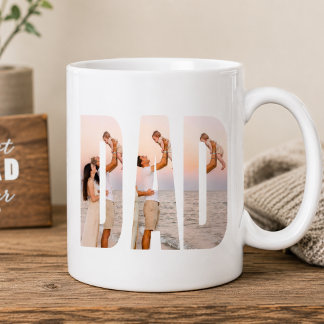 Mug photo personnalisé pour la fête des pères pour