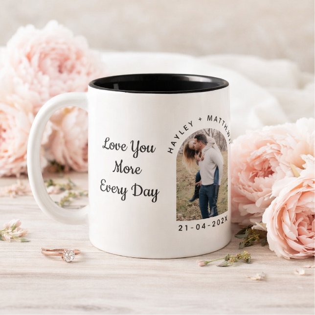 Mug photo personnalisé pour la Saint-Valentin pour (Créateur téléchargé)