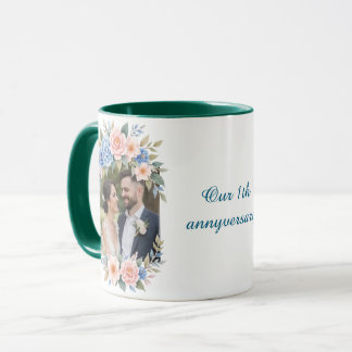 Mug photo personnalisé pour le 1er anniversaire de
