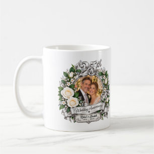 Mug Photo personnalisé pour les 25 ans de mariage d'ar