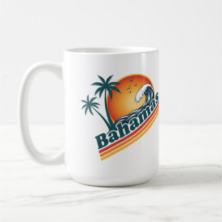 Mug Photo personnalisé Rétro Bahamas Plage Tropicale
