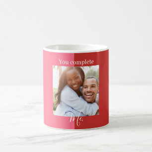 Mug photo personnalisé Saint-Valentin, Mug Couple,