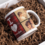 Mug photo personnalisé vintage Coeur<br><div class="desc">Personnalisez cette tasse avec votre texte et vos photos pour créer un cadeau unique ! Disponible en plus de couleurs.</div>
