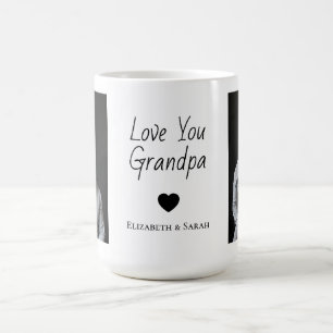 Mug photo personnalisée - Aimez-vous grand-père