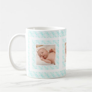 Mug Photo personnalisée Bleu Motif Fête des mères mama