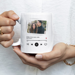 Mug Photo personnalisée Chanson Album Couple