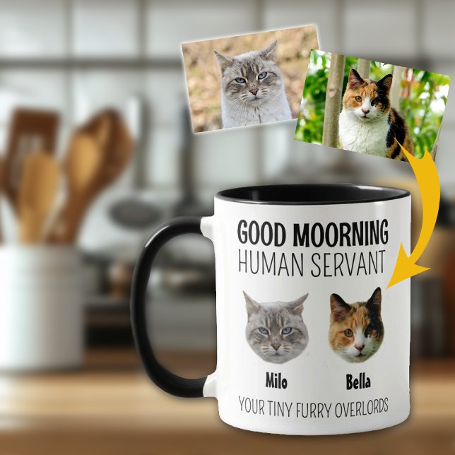 Mug Photo personnalisée de 2 chats (Créateur téléchargé)