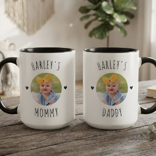 Mug Photo personnalisée de bébé pour l'anniversaire de