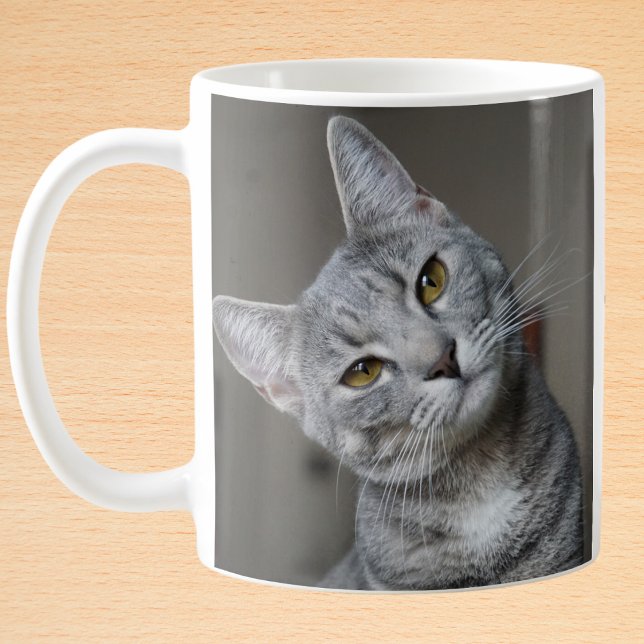 Mug Photo Personnalisée De Chat Moderne (Créateur téléchargé)