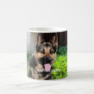 Mug Photo personnalisée de chien de berger allemand,