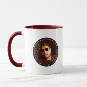 Mug Photo personnalisée de luxe - Marbre doré bordeaux