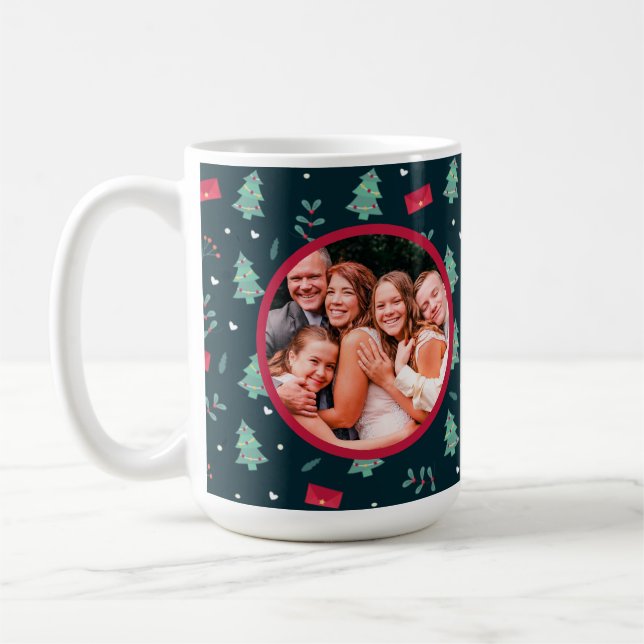 Mug Photo personnalisée de Noël (Gauche)