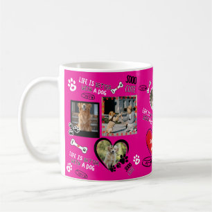 Mug Photo Personnalisée Du Visage Du Chien, Photo Pers
