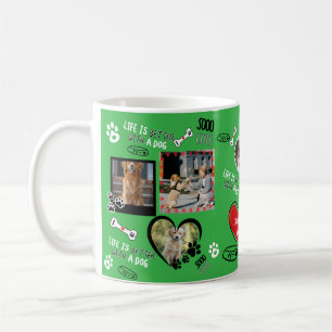 Mug Photo Personnalisée Du Visage Du Chien, Photo Pers