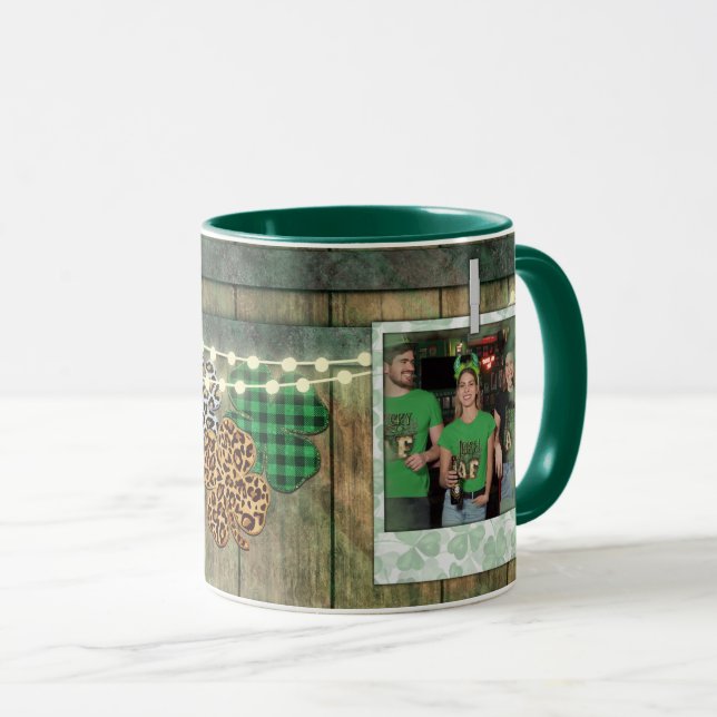 Mug Photo personnalisée Fête de la St. Patrick (Devant droit)