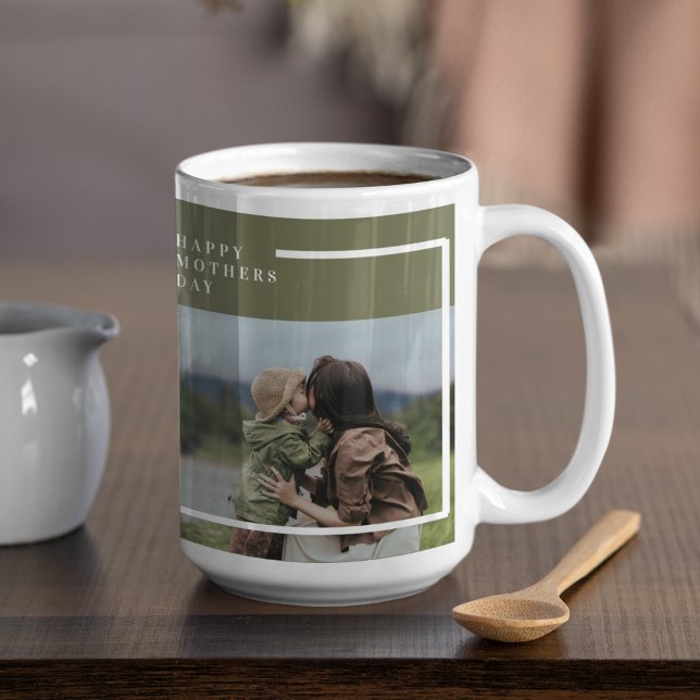 Mug Photo personnalisée Fête des mères Cadeau (Créateur téléchargé)