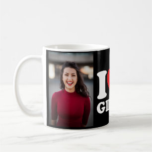Mug Photo personnalisée J'aime ma petite amie