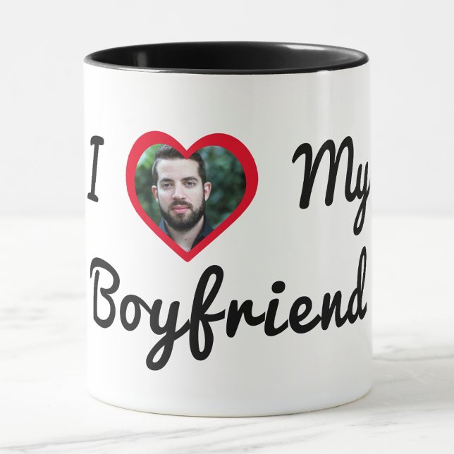 Mug Photo personnalisée J'aime mon copain (Créateur téléchargé)