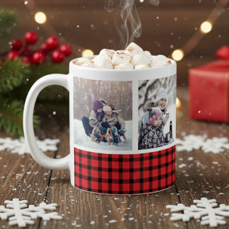 Mug Photo personnalisée Jours fériés de Buffalo rouge