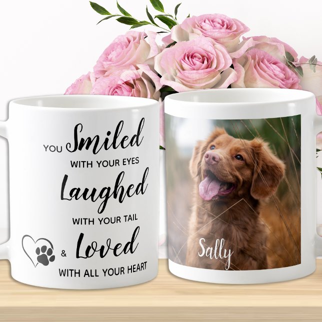 Mug Photo personnalisée Keepsaké Pet Dog Memorial (Créateur téléchargé)