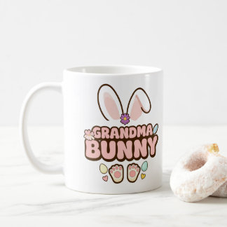 Mug Photo personnalisée "Mamie Bunny" Café de Pâques