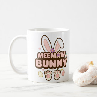 Mug Photo personnalisée "MeeMaw Bunny" Café de Pâques