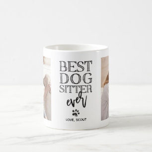 Mug Photo personnalisée moderne Best Dog Sitter