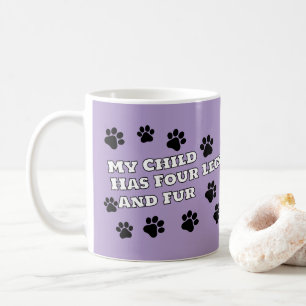 Mug Photo personnalisée 'Mon enfant a quatre pattes & 