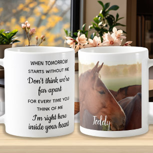 Mug Photo personnalisée Monument commémoratif à cheval