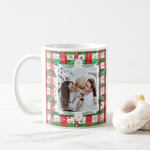Mug Photo personnalisée Noël Nom de famille personnali