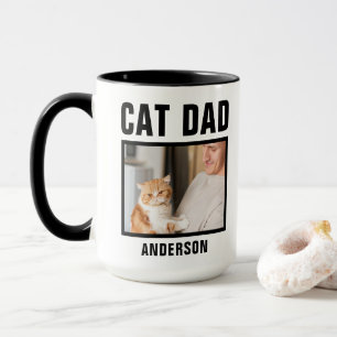Mug Photo personnalisée Papa Chat