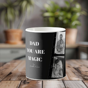 Mug Photo personnalisée 'Papa, tu es magique' Deux Pèr
