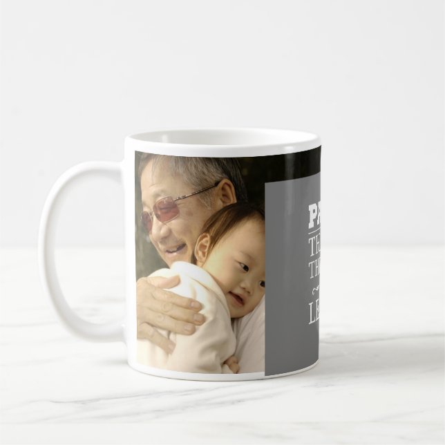 Mug Photo personnalisée Papaw La Légende (Gauche)