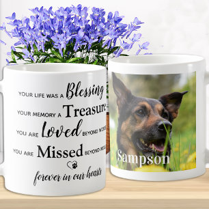 Mug Photo personnalisée Perte de chien souvenir Pet Me