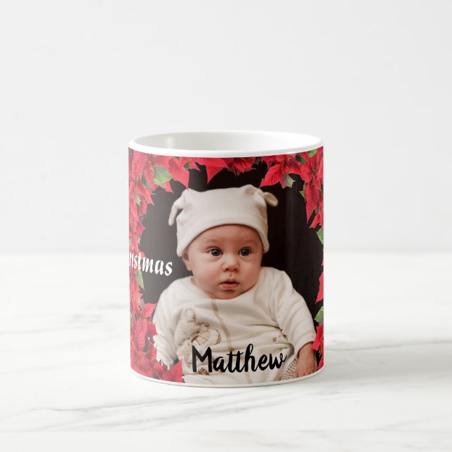 Mug Photo personnalisée pour bébé / enfant Noël (Centre)