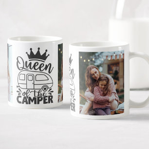 Mug Photo Personnalisée Queen Of The Camper Citation