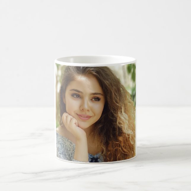 Mug Photo personnalisée simple et chic (Centre)