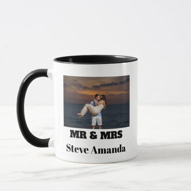 Mug Photo Personnalisée Simple Moderne Style Moderne M (Gauche)