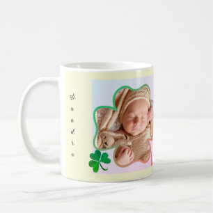 Mug Photo personnalisée St. Patrick's 4Leaf Shamrock F