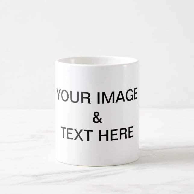 Mug Photo personnalisée sur mesure (Centre)