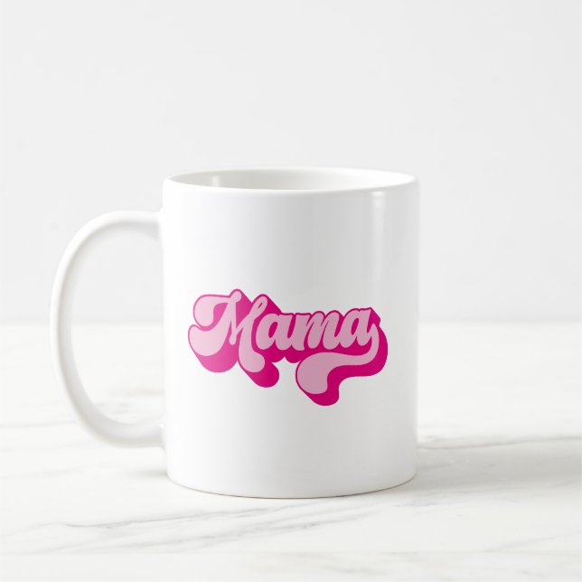 Mug Photo rétro Hot Pink (Gauche)