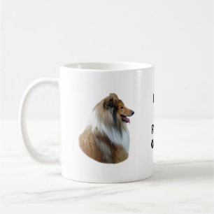 Mug Photo rugueuse de portrait de chien de colley