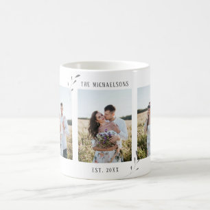 Mug Photo Rustic Botanical Newlyweds