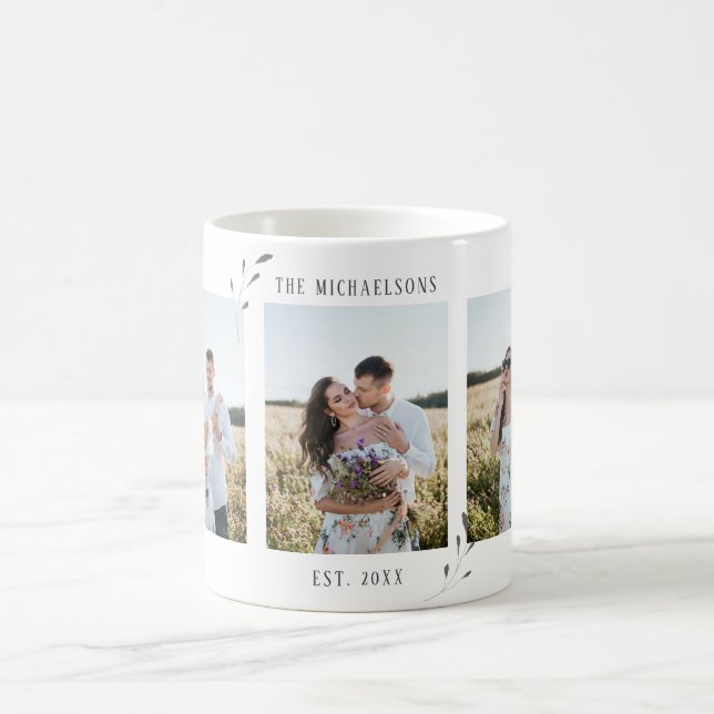 Mug Photo Rustic Botanical Newlyweds (Centre)