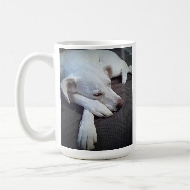 Mug Photo Sleeping Chien Rapide récupération obtenir b (Gauche)