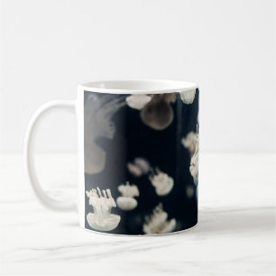 MUG PHOTO SOUS-MARINE DE JELLYFISH BLANC