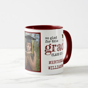 Mug Photo stylish Rustic Graduation