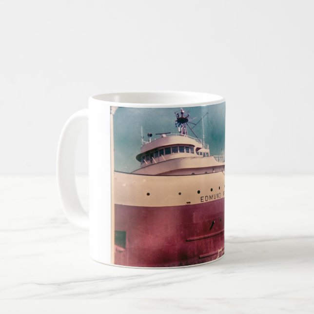Mug Photo vintage de l'Edmund Fitzgerald (Devant gauche)