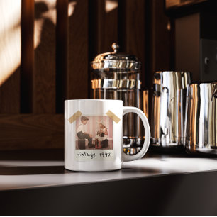 Mug Photo Vintage Personnalisé Et Anniversaire De Nais