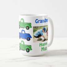 PHOTO Vintage Truck KIDS de grand-père